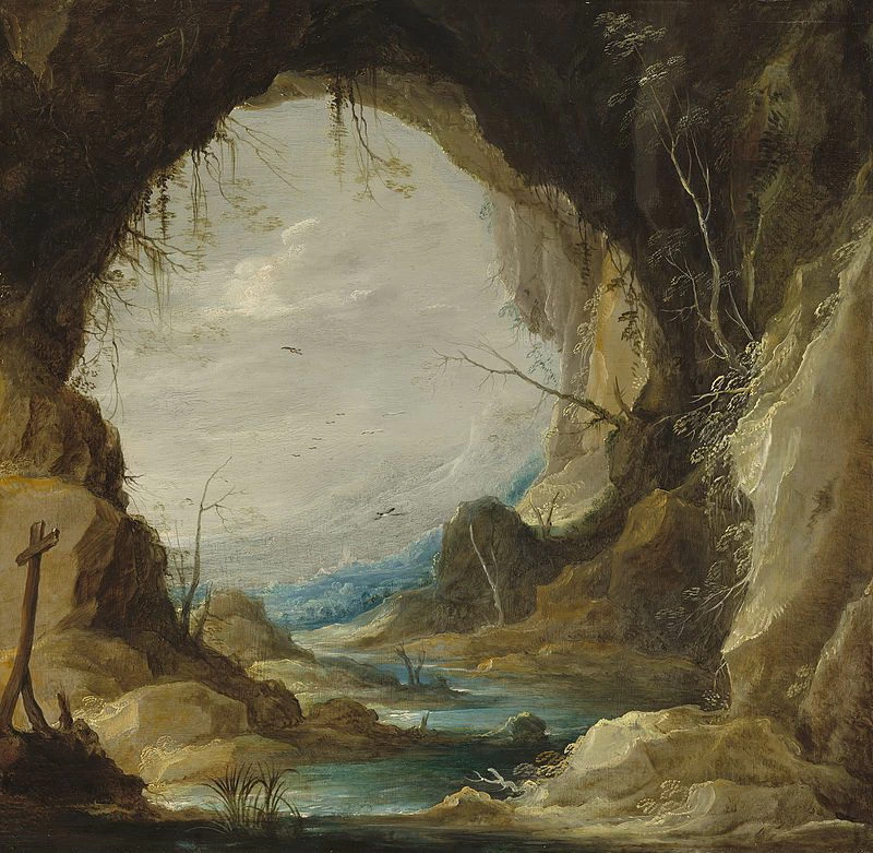 Vista da una grotta